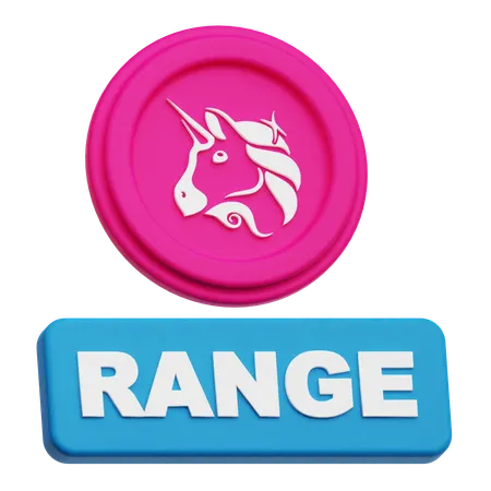 Uniswap Range  3D Icon