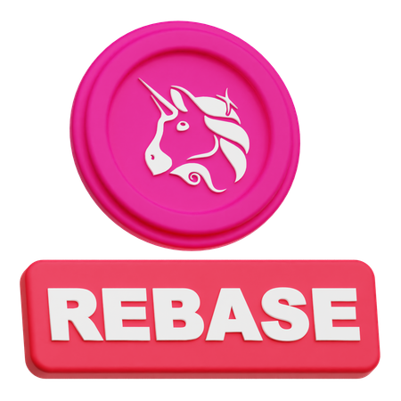 Uniswap Rebase  3D Icon