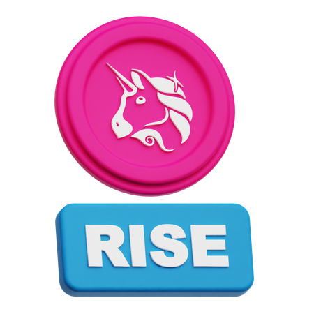 Uniswap Rise  3D Icon