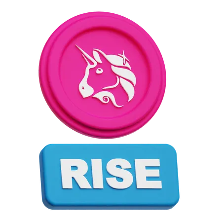 Uniswap Rise  3D Icon