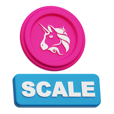 Uniswap Scale  3D Icon