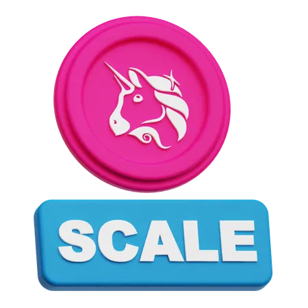 Uniswap Scale  3D Icon