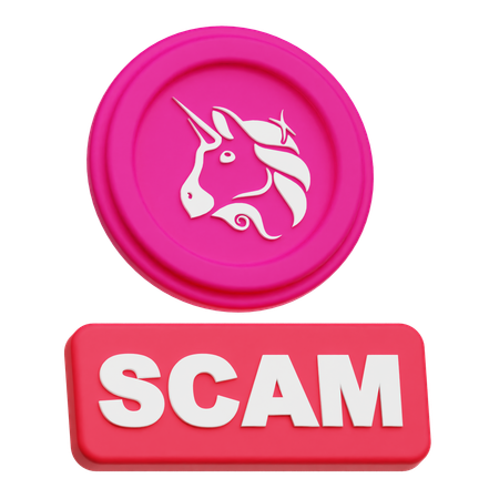 Uniswap Scam  3D Icon