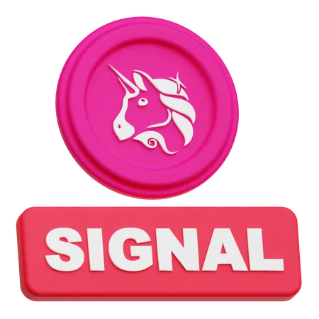 Uniswap Signal  3D Icon