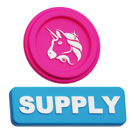 Uniswap Supply  3D Icon