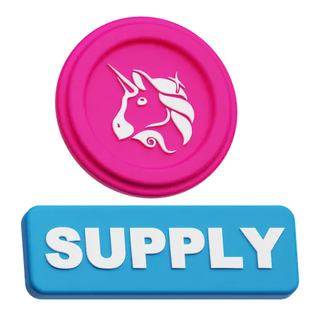 Uniswap Supply  3D Icon