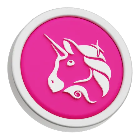 Uniswap Token  3D Icon