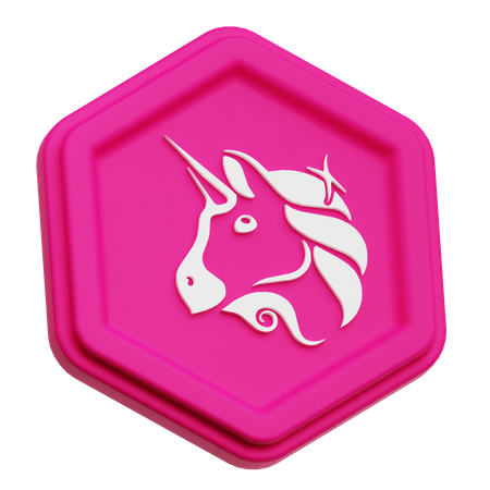 Uniswap Token  3D Icon