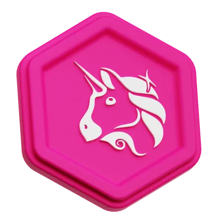 Uniswap Token  3D Icon
