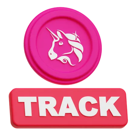 Uniswap Track  3D Icon