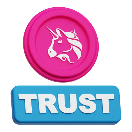 Uniswap Trust  3D Icon