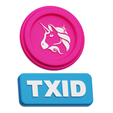 ユニスワップ トランザクションID  3D Icon