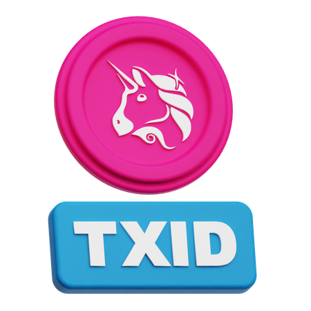 Uniswap Txid  3D Icon