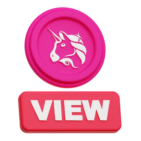Uniswap View  3D Icon