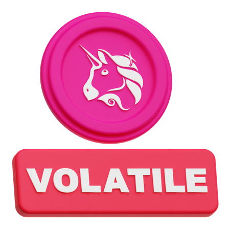 Uniswap Volatile  3D Icon