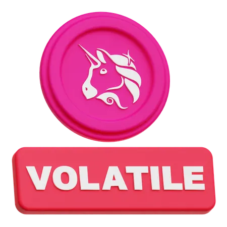 Uniswap Volatile  3D Icon