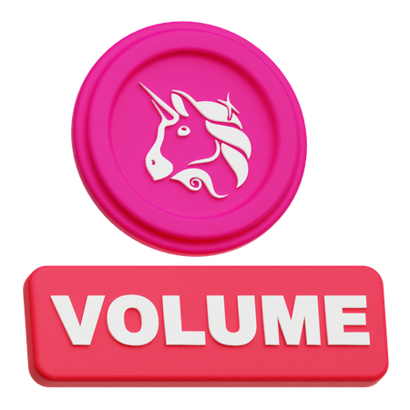 Uniswap Volume  3D Icon
