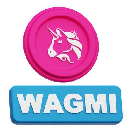 Uniswap Wagmi  3D Icon