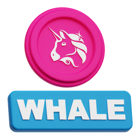 Uniswap Whale  3D Icon