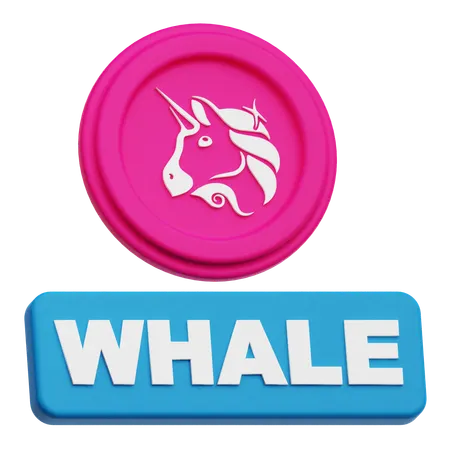 Uniswap Whale  3D Icon