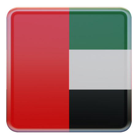 United Arab Emirates Flag  3D Flag