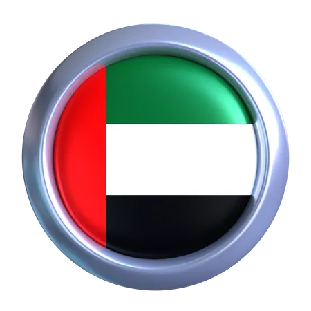 United Arab Emirates Flag Emblem  3D Icon