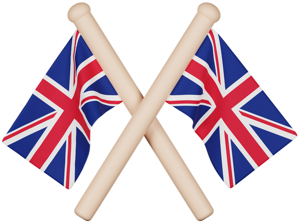 United Kindom Flag  3D Icon