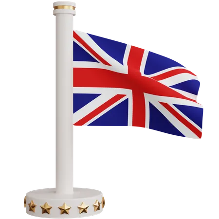 United kingdom national flag  3D Icon