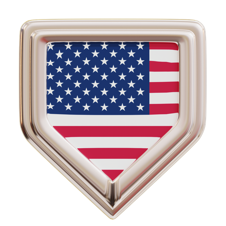 United States  3D Icon