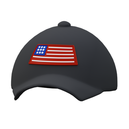 United States Cap  3D Icon