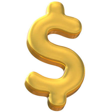 United States Dollar  3D Icon