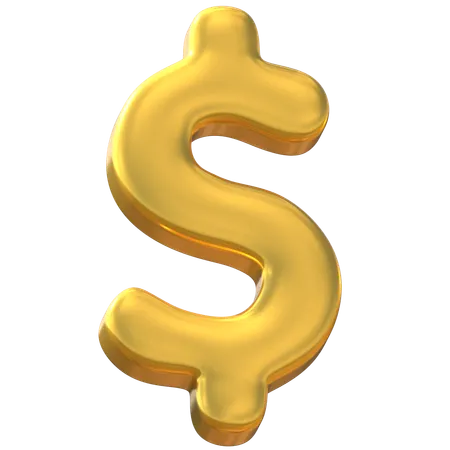 United States Dollar  3D Icon