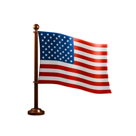 United States Flag  3D Icon
