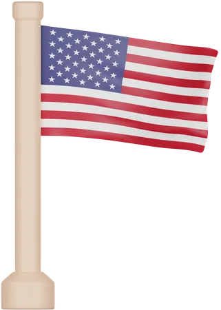 United States Flag  3D Icon