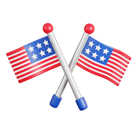 United States Flag  3D Icon