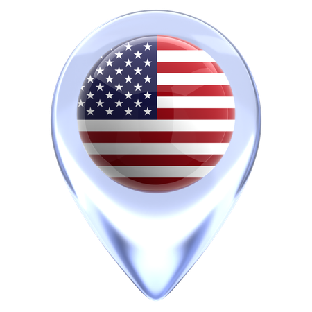 アメリカ合衆国  3D Icon