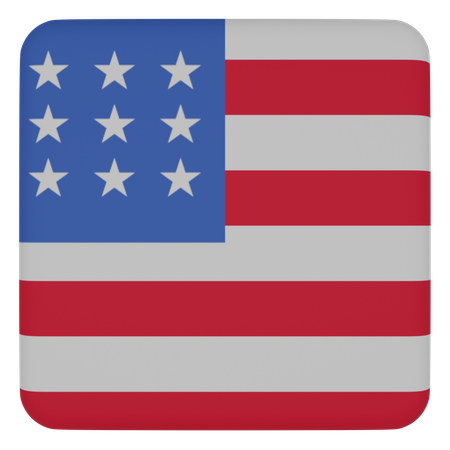 United States Of America  3D Icon