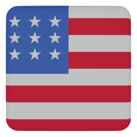 United States Of America  3D Icon