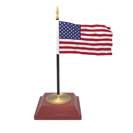 United States of America flag  3D Icon