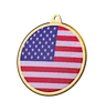 United States of America Flag Medal Badge