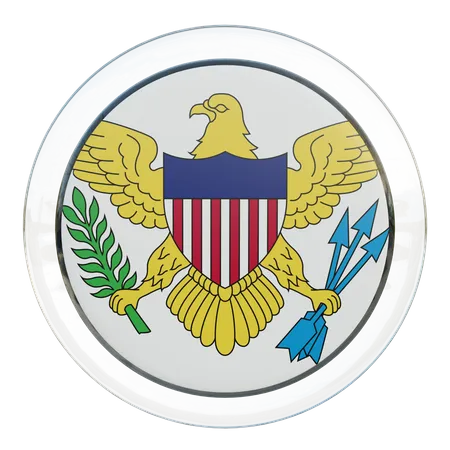 United States Virgin Islands Flag  3D Flag