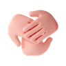 unity hand emoji 3d