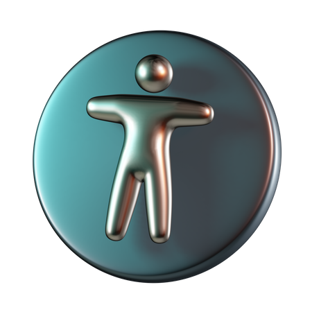 Universeller Zugang  3D Icon