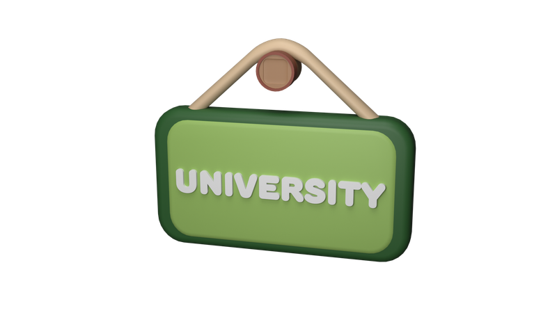 Universidad  3D Icon