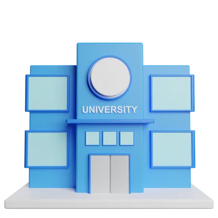 Universidad  3D Illustration