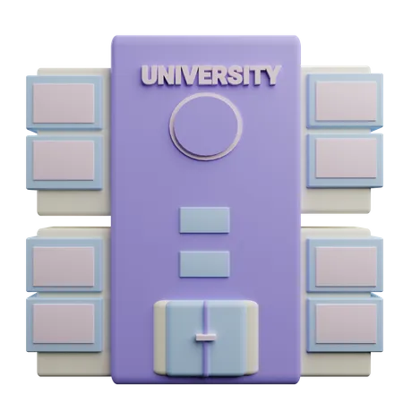 Universidad  3D Icon