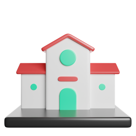 University  3D Icon