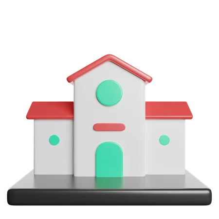 University  3D Icon