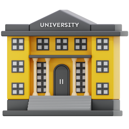 University Building  3D Icon