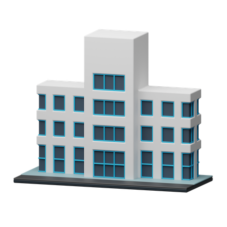 大学の建物  3D Icon